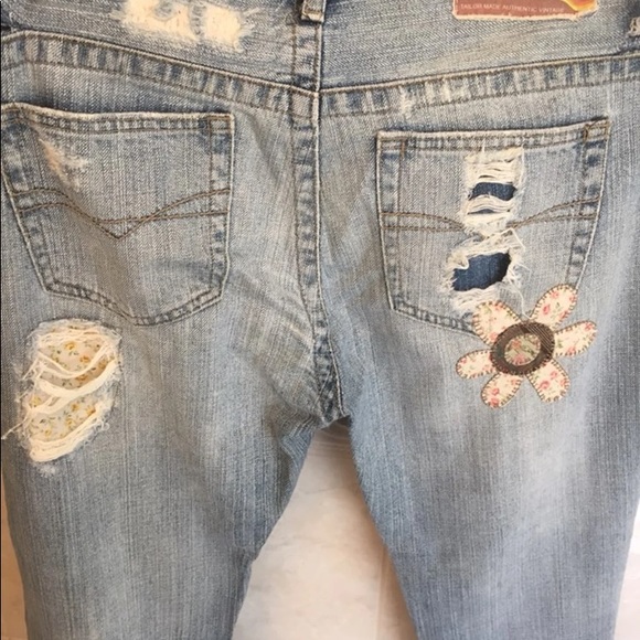 Patched style jeans - Picture 2 of 5